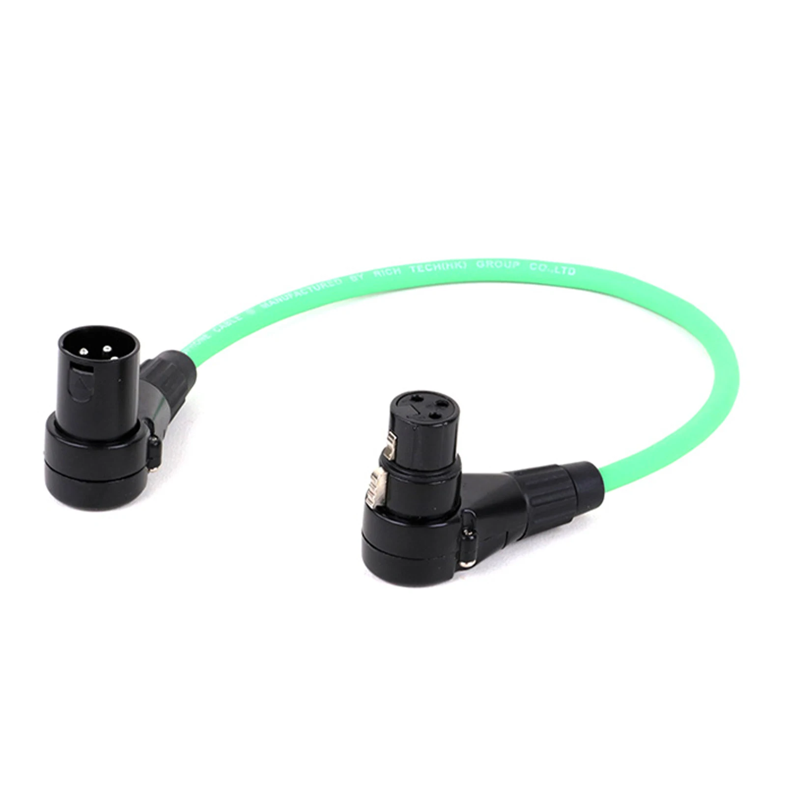 XLR Cable 90 Degree Male to Female Audio Cables Cannon Balanced XLR Karon Microphone Mixing Console Sound Card Extension Line