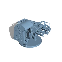 Yao's Studio LY601 1/200 1/350 1/700 3D Printed Resin Model Kit IJN Type 89 127mm Twin AA Gun