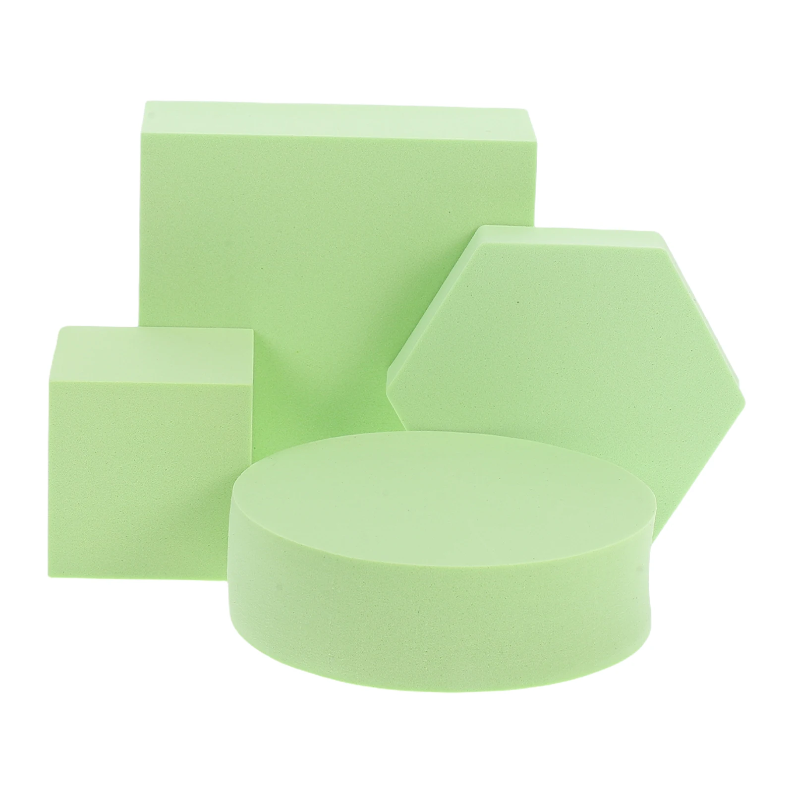 1 set Cube Photography Props Lightweight Polymer Foam Board for Product Photo Backdrop Tabletop Advertising Multifunctional