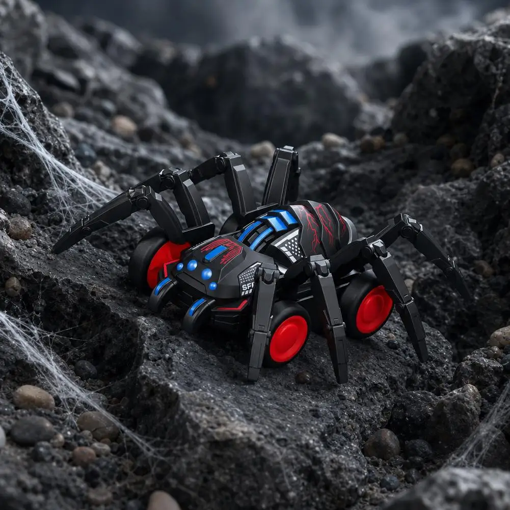 Kid Animal Inertia Car Children Spider Vehicle Crawling Simulation Spider Boys And Girls Climbing Stunt Car Toy Gifts