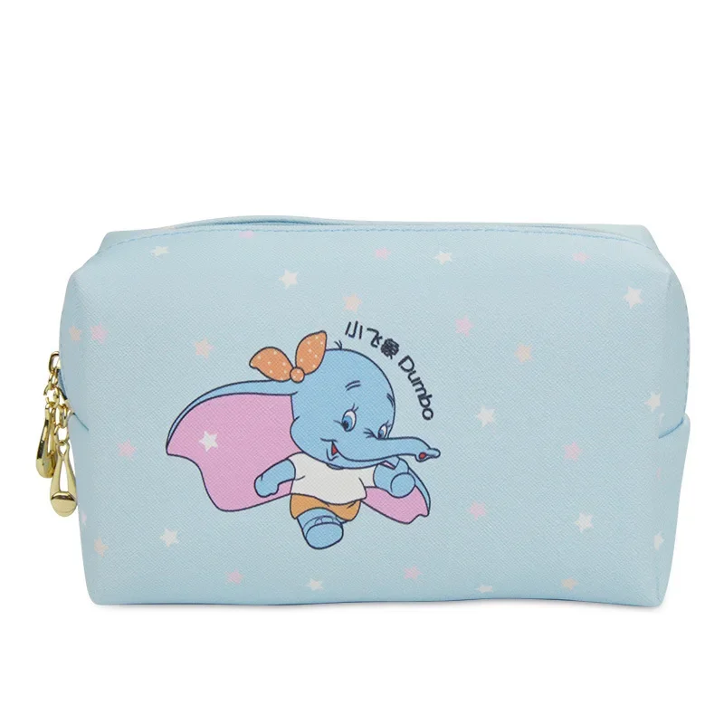 Hot Disney Anime Makeup Bag Kawaii Dumbo Cosmetic Bag Cartoon Washing Bag Pencil Case Girl Christmats Gifts