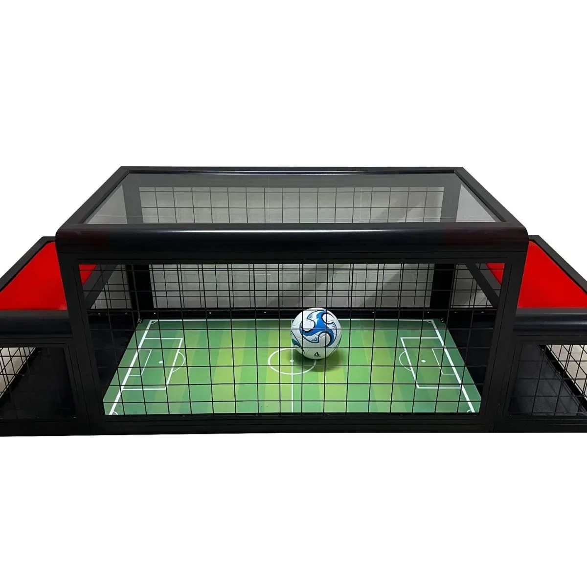 Double table football machine, sports game equipment, real person interactive warm-up activities, props table football