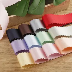 5 Yards 35MM High Quality Lace Ribbon DIY Handmade Material Grosgrain For Crafts Decoration Hair Bows Crafts Gifts fabric Belt