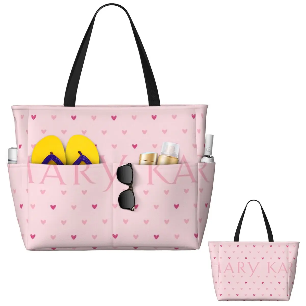 Mary Kay Cosmetics Beach Tote Bag Sport Gym Yoga Duffle Large Tote Bag Women Travel Bag Fitness bag