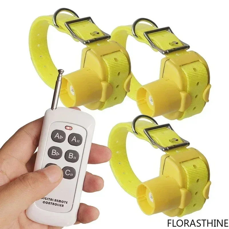 Updated Waterproof Hunting Dog Beeper Collar, 8 Modes Outdoor Control Remote Training Dog Collar Buzzer Tracking Trainer