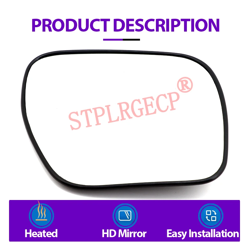Beheiztes Außenspiegelglas für die Fahrerseite links und rechts für Mitsubishi Pajero Montero Shogun V93 V97 V98 V87 2007-2021 – Detail 7