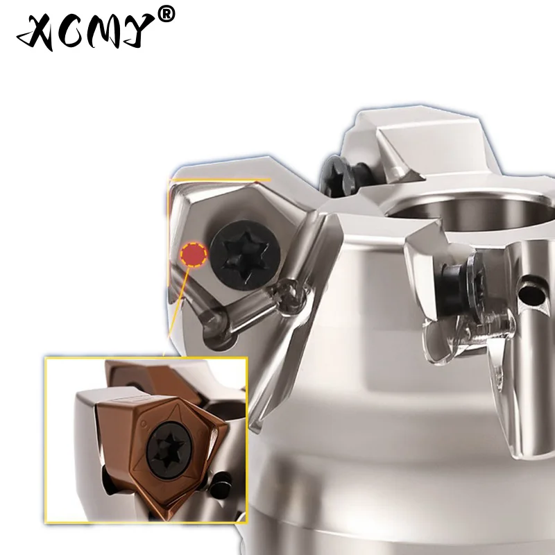 MFWN90 WNMU080608 Double-sided Re-cutting Milling Cutter