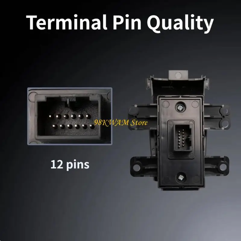 Vehicle Electronic Parking Brake Button Component, Direct Insert Installation with No Wire Cutting or Programming 68UF