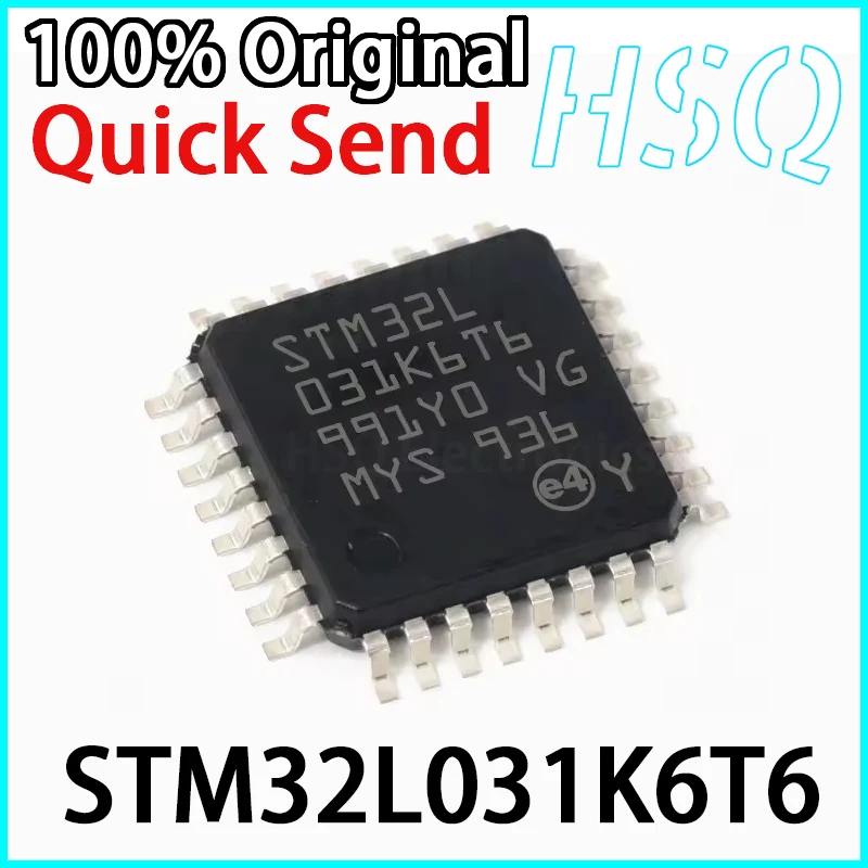 2PCS Original STM32L031K6T6 LQFP32 32-bit Microcontroller MCU Brand New in Stock