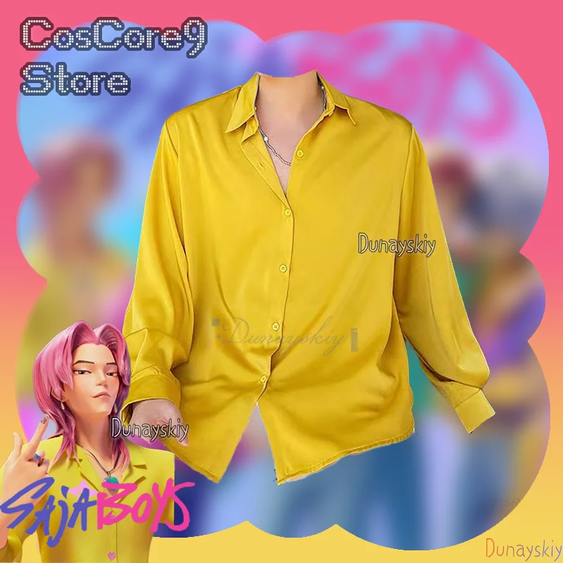 

Аниме K-Pop Demon Hunters Saja Boys Romance Косплей Органи로윈 의상 30 СМ Короткие волосы Парик Косплей Парик Хэллоуин Группа Аксессуары