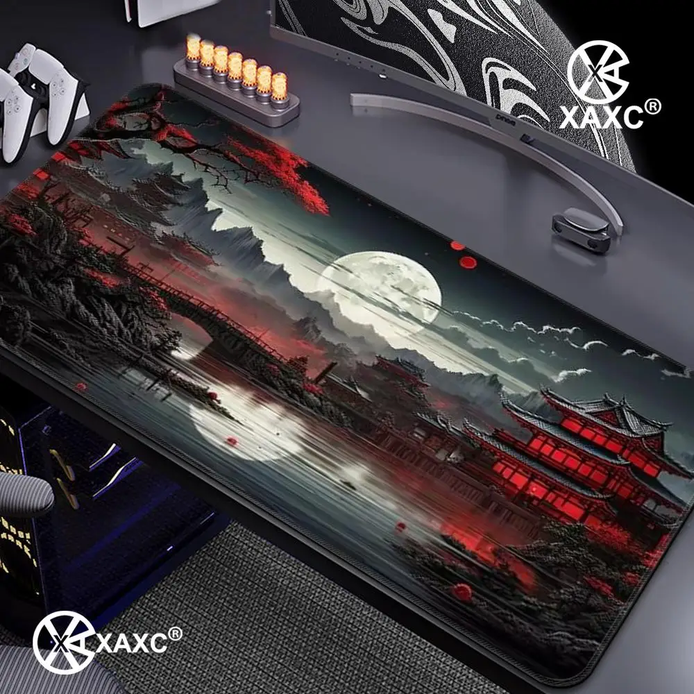Night Moonlight large cool mouse pad laptop non-slip esports office desk mat game player mousepad mini PC desktop accessories