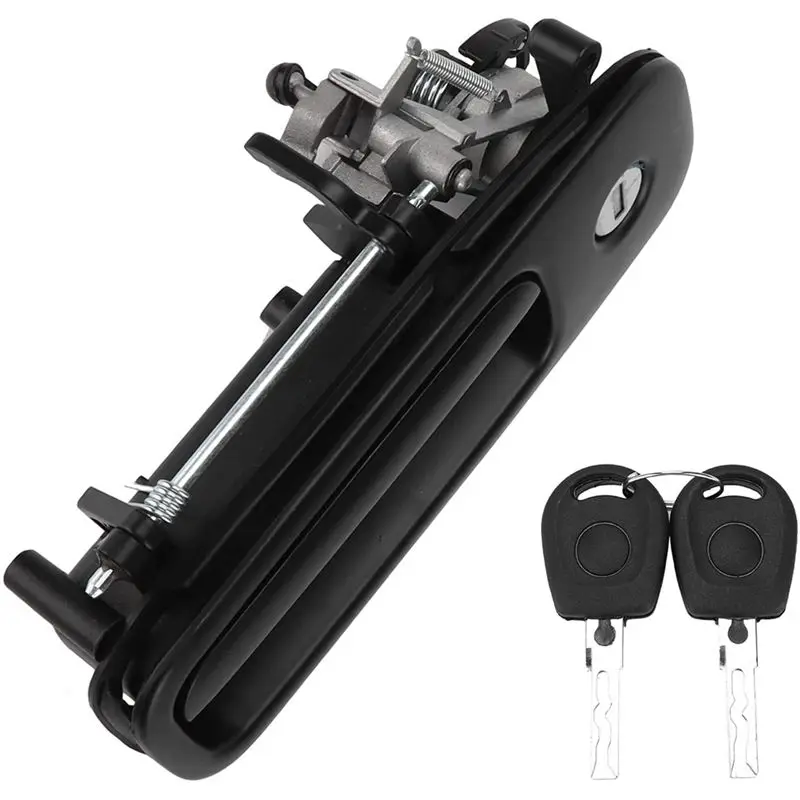 

A54P-Door Lock Handle Luggage Door Lock Handle For Polo MK3 Golf MK4+2 Keys 1J6827565B