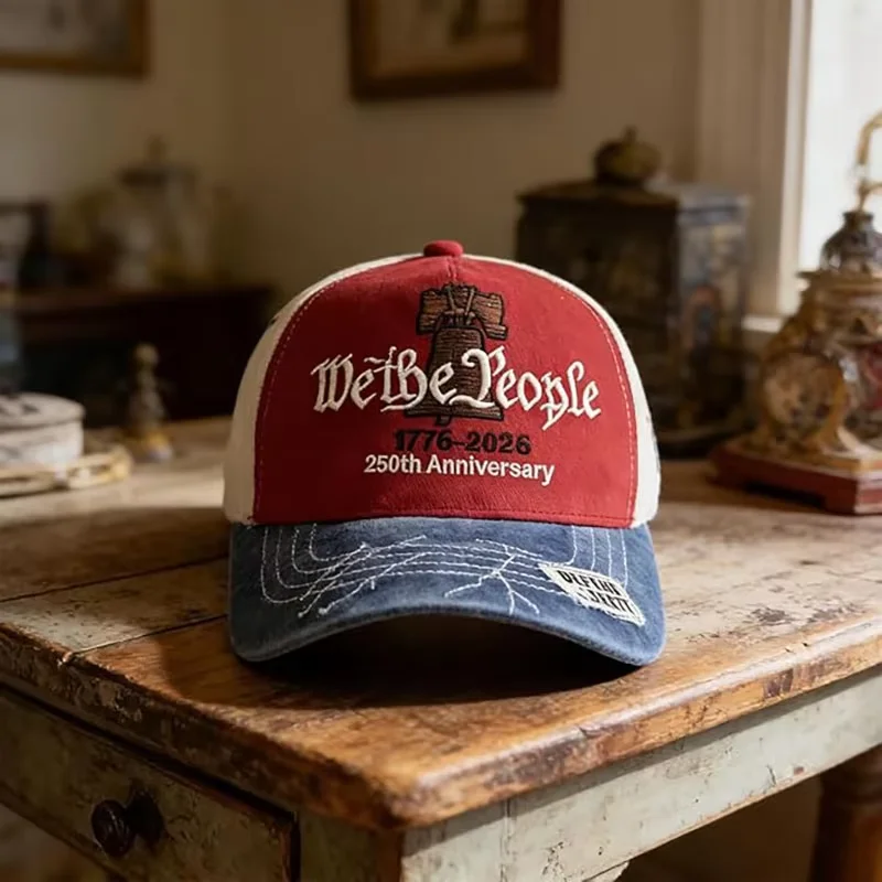2026 New Embroidered Baseball Caps For Patriotic USA 250th Anniversary Hat 1776-2026 Male Female Adult New Year Gift