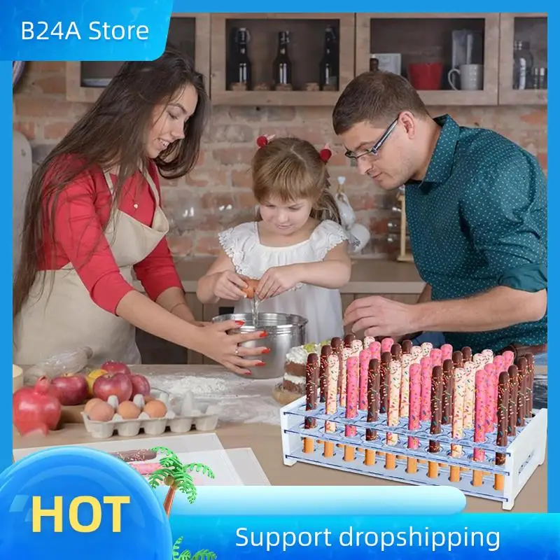 

Держатель для удочки и 200 прозрачных удочек для удочек, держатель для удочек с 40 отверстиями, пластиковые удочки для удочек на день рождения