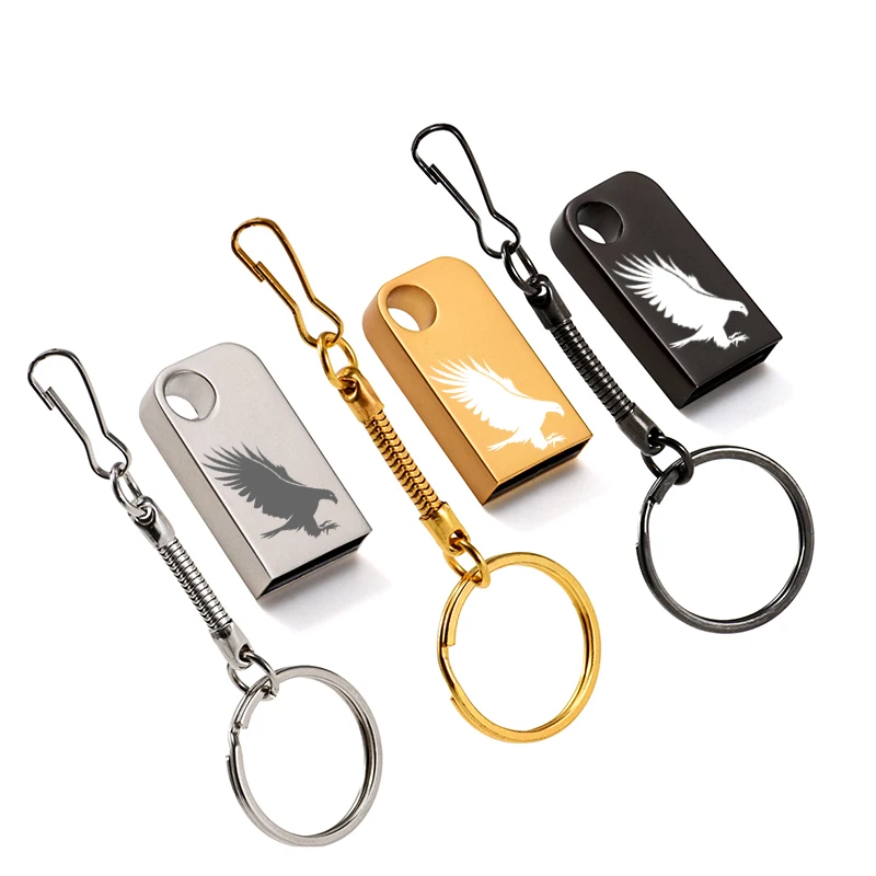 Super Mini USB 2.0 Flash Drive 64GB Free Key Chain Memory Stick  Pen Drive 32GB Creative Gift 16GB 8GB Black U Disk for Laptop