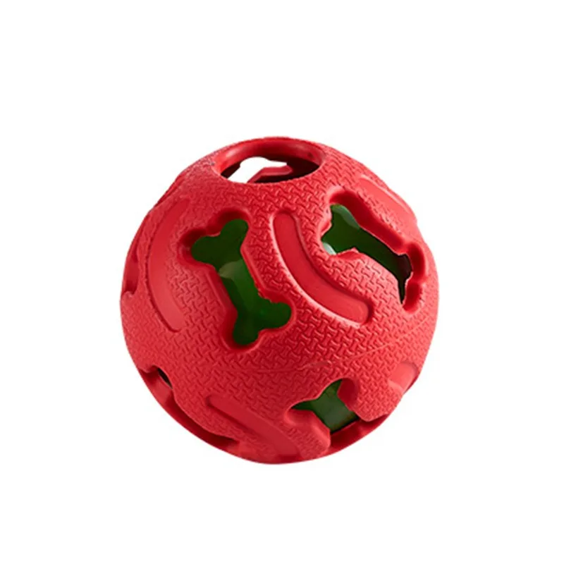 New Dog Toys Rubber Bite Resistant Sound Interactive Pet Balls To Relieve Stress Grind Self Entertainment Relieve Boredom