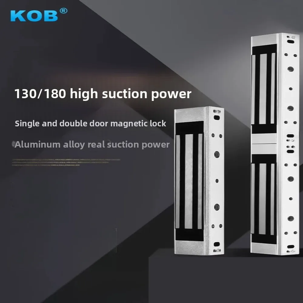 KOB Access Control Magnetic Lock 180kg Electromagnetic Waterproof Electric Control Door Lock Delayed Feedback Electric Lock