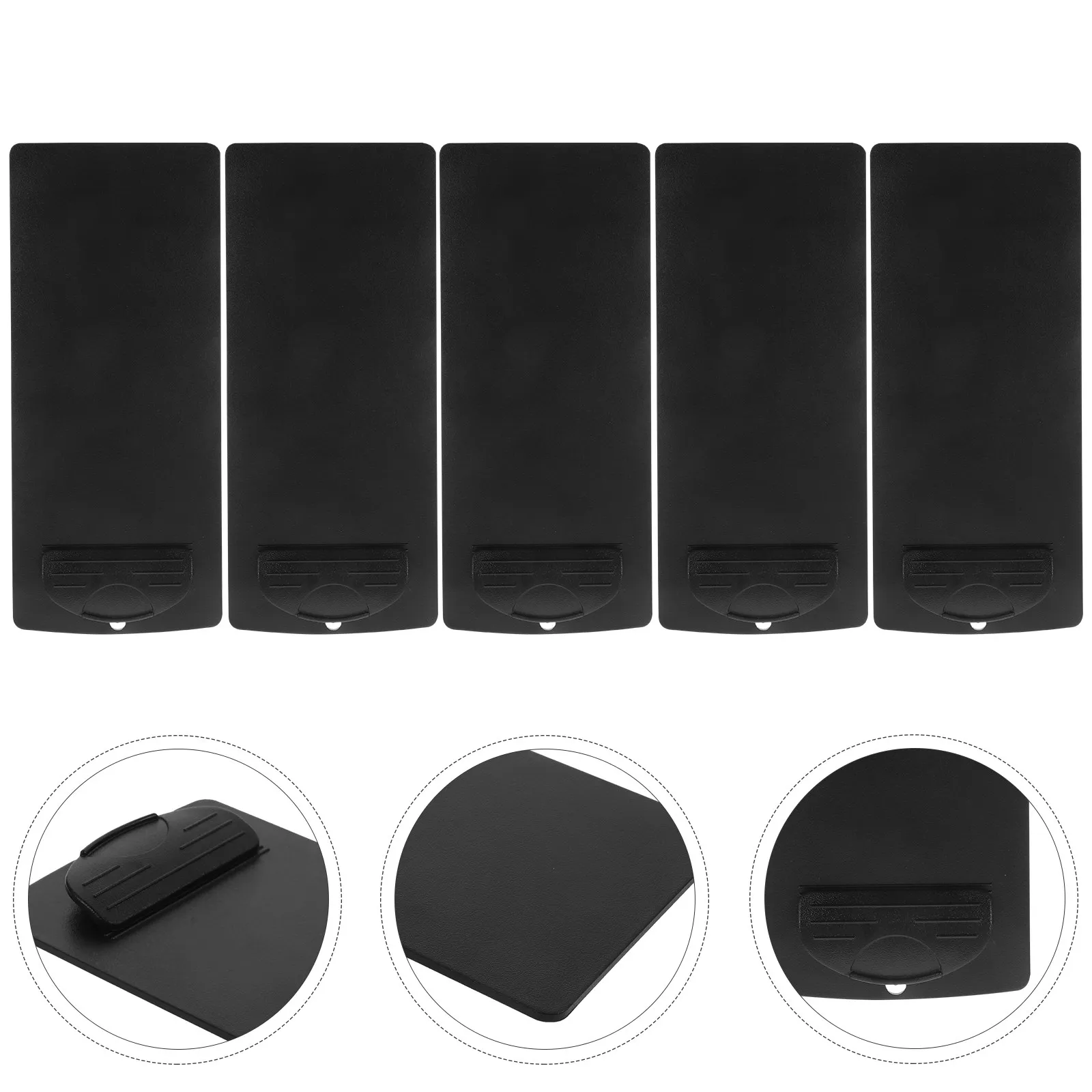 

5Pcs Sturdy Mini Clipboard Compact Bills Clipboard for Menu Documents Paper File Clips Office Writing Support Board Portable