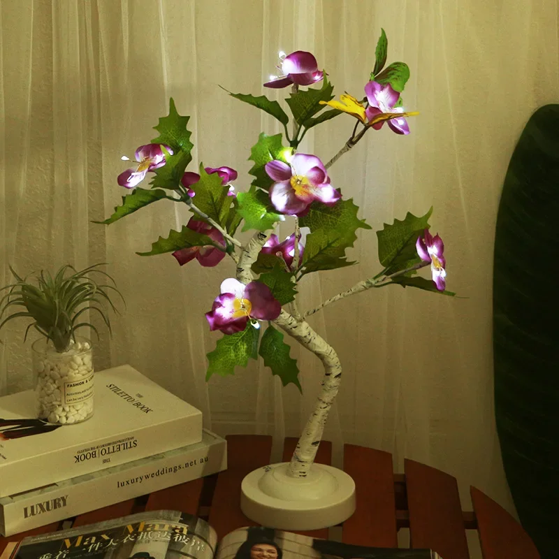 New LED Tree Lamp Home Room Living Room Decoration Bedside Decoration Night Light Nordic Style Cafe Restaurant Decoration Lamp