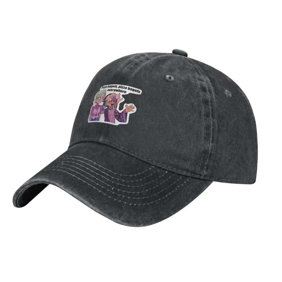 

The Collector and His Pizza Bagels Cowboy Hat cute funny hat Golf Hat Man Anime Women's 2024 Men's