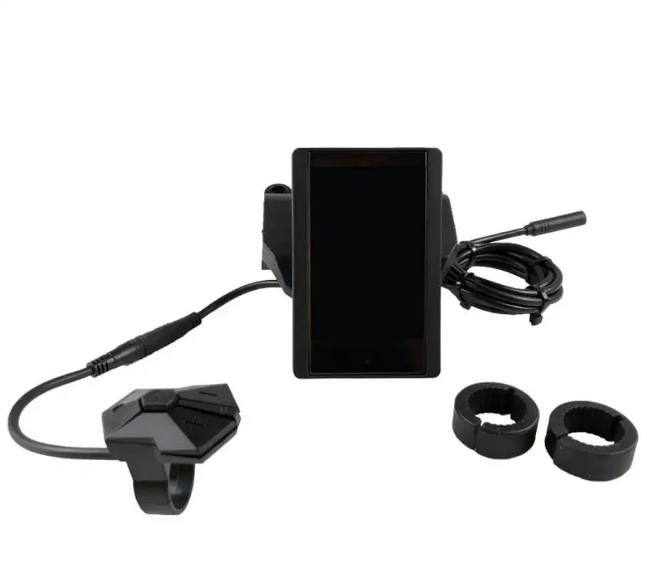 Tongsheng Electric Bicycle Mid-Mounted Motor Accessory TSDZ2 850C DC Current Color Screen Display 6-Core Interface for E-Bike