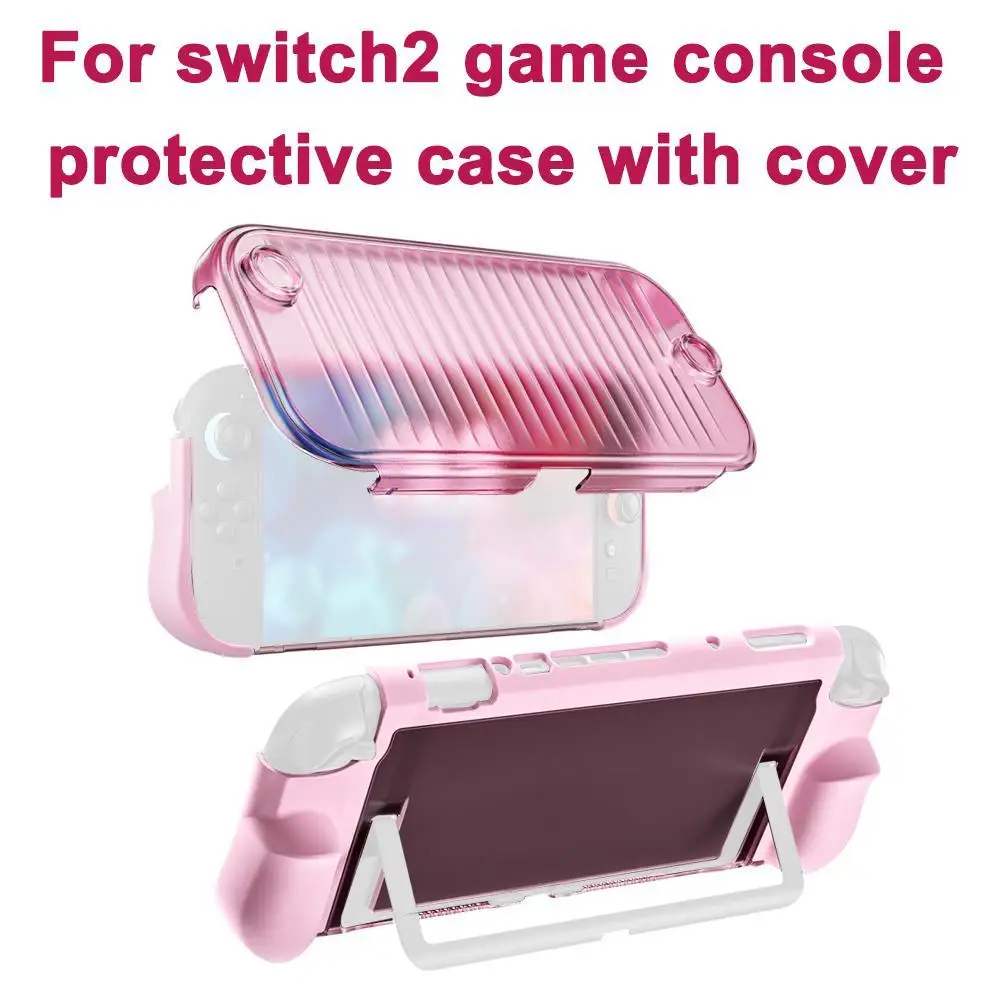

Protective Case For Nintendo Switch 2, Ergonomic Grip Design, Clear Cover Protector Accessories, Soft Slim Case, Anti-Scratch