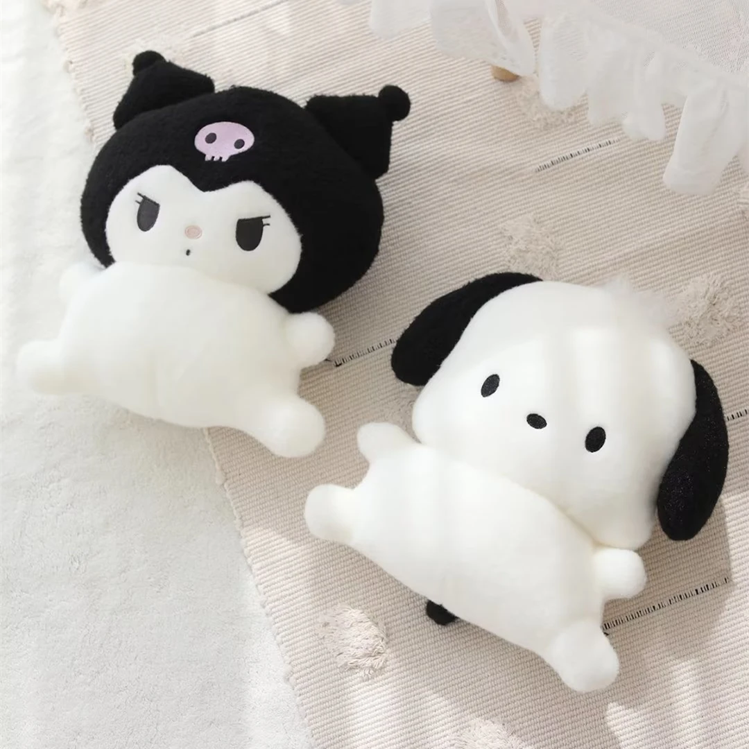 30/45cm Sanrio śliczne Kuromi moja melodia pluszowe zabawki miękkie przytulić pluszowe Pochacco Cinnamoroll lalki rzut poduszki urodziny prezenty dla dziewczyny