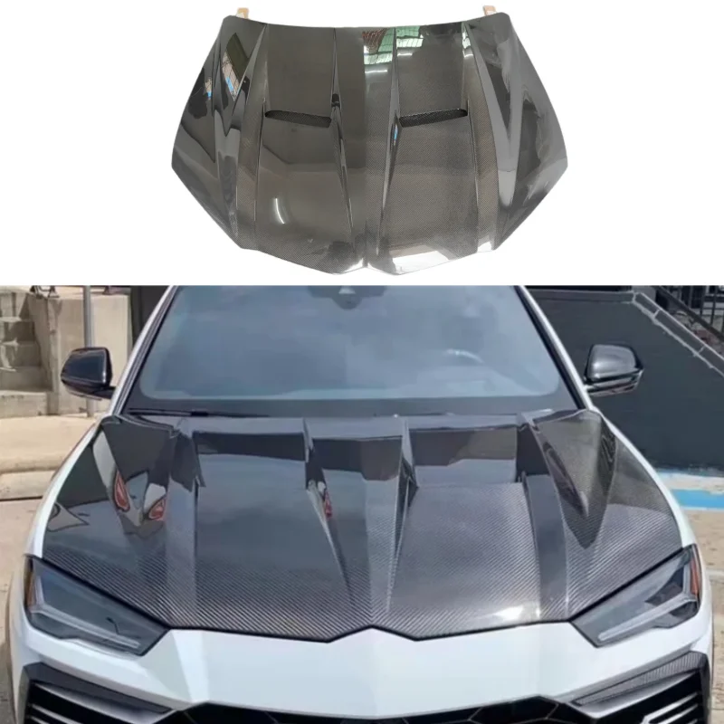 Suitable for Lamborghini URUS modified TC type carbon fiber engine hood with perforated engine hood body kit