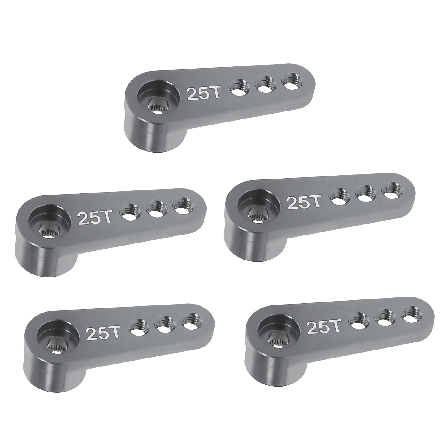 Metall 25T Erweiterte Servo Arm Lenkung Horn M3 3 Loch Für 1/10 RC Crawler TRX4 Axial SCX10 Tamiya Yikong HSP servo Motoren Teile