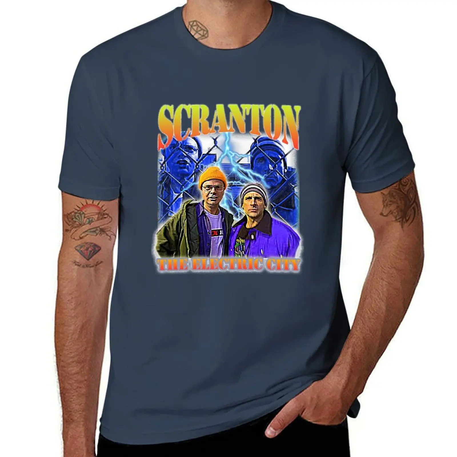 Scranton The Electric City Classic T-Shirt Lightweight Running T-Shirt