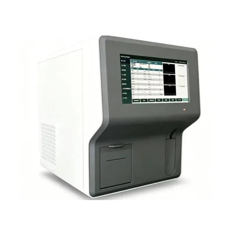 for Automatic Blood Analyzer 3 Part Differential Whole Blood Detection System with Touchscreen and Built in Printer