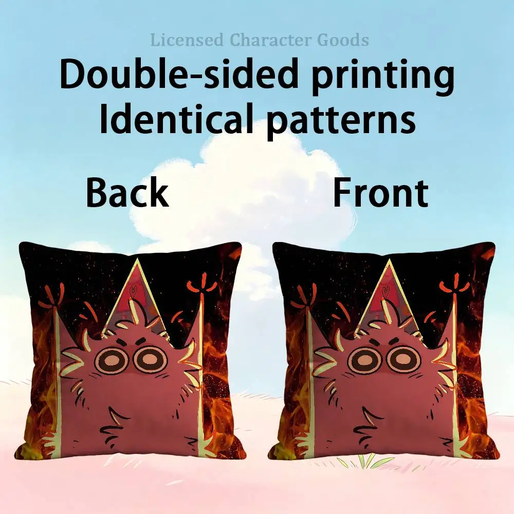 B-Brushbug Double Sided Print Soft Throw Pillow Cover Washable RV Camper Interior No Insert