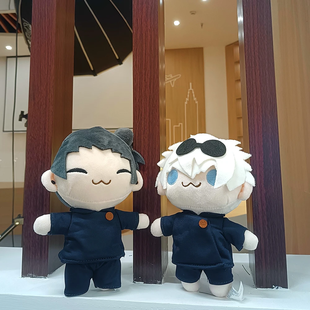 8,66 pulgadas Kawaii Jujutsu Kaisen juguete de peluche dibujos animados Anime Geto Suguru Satoru Gojos peluches almohada lirio juguetes para niños marioneta de mano