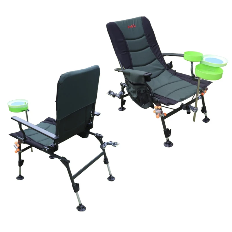 Portable Outdoor Folding Chair Lightweight Foldable Reclining Camping Fishing Chair Collapsible for Easy Storage And Transport