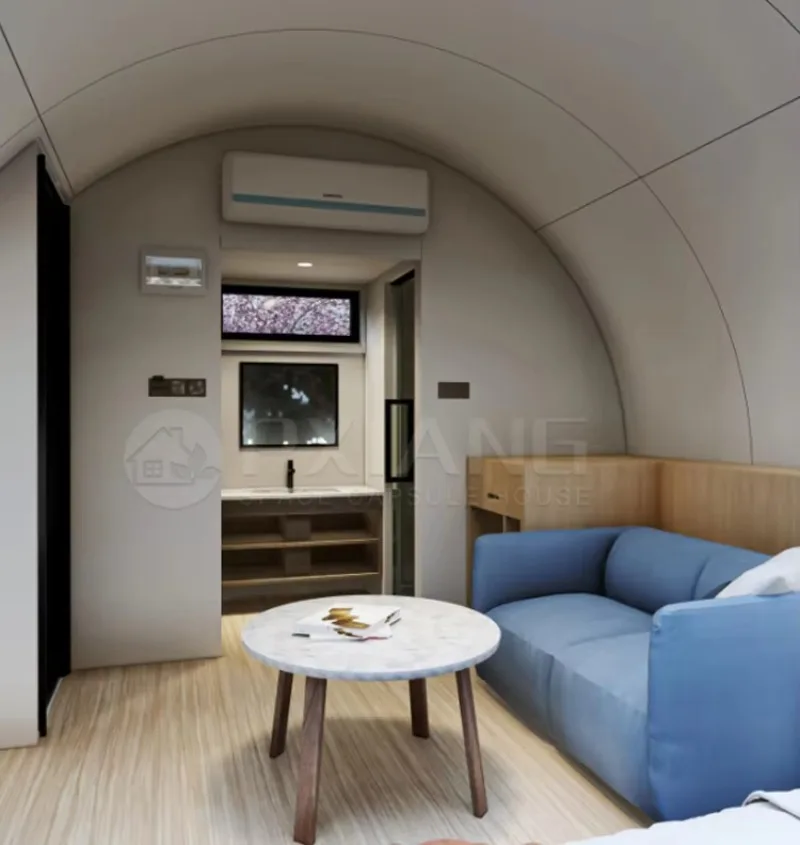 Projetado villa ao ar livre de contêiner de transporte doméstico móvel totalmente mobiliário para viagens em casa móvel ou uso hospitalar