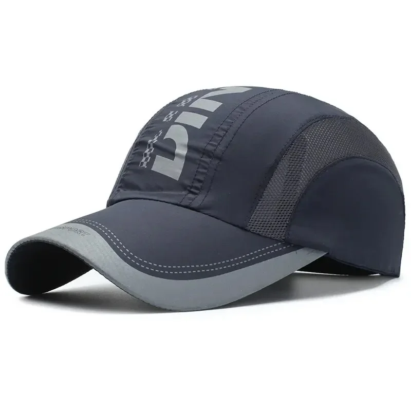 

Summer Quick-Drying Baseball Cap - Breathable Mesh Sport Hat for Outdoor, Fashion Adjustable Sun Visor for Men & Women