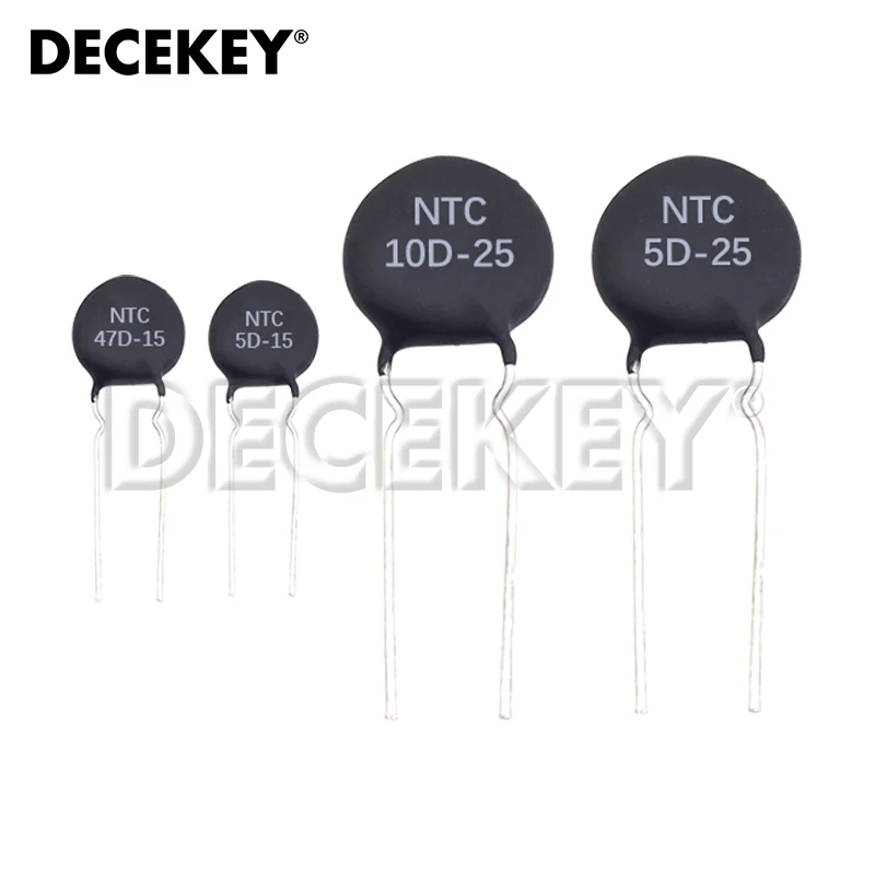 10pcs Thermal Resistor NTC 3D-9 5D-9 5D-11 5D-15 8D-11 8D-20 10D-7 10D-9 10D-11 10D-13 10D-15 10D-20 20D-20 33D-7 47D-15 50D-9