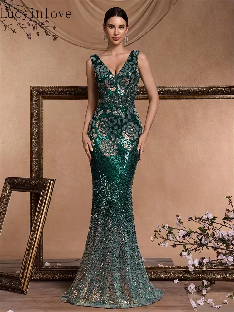 lucyinlove-elegante-scollo-a-v-verde-paillettes-abiti-da-sera-lunghi-nuove-donne-di-lusso-formale-sirena-festa-di-nozze-abiti-da-cocktail-da-ballo