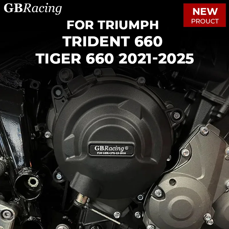 

protector de motor para moto GBRacing For TRIUMPH Trident 660&Tiger 660 Secondary Engine Cover 2021-2025 protector de motor moto