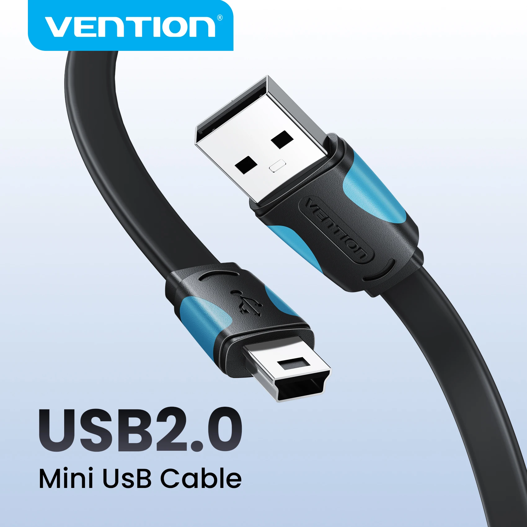 Vention Mini USB Cable Fast Charging USB to Mini USB Data Cable for Digital Camera HDD MP3 MP4 Player DVR GPS Mini USB 2.0 Cable