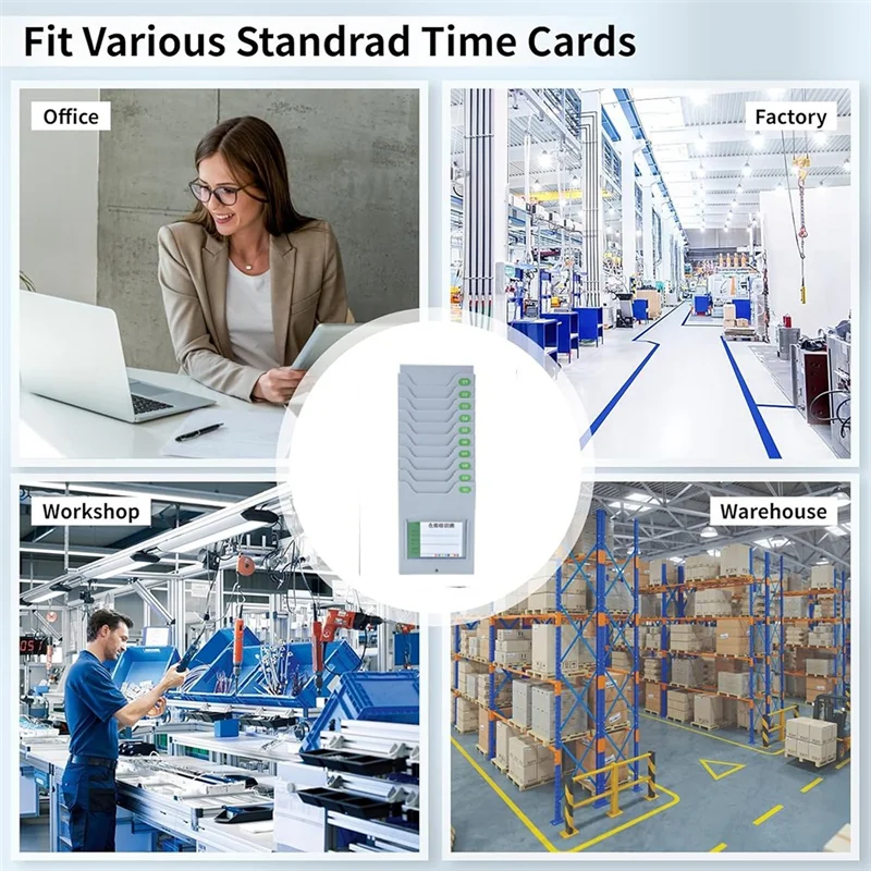 Time Card Bag Office Material Punch Card Rack Hanging Storage Rack Multi-Function Rack Optional Position