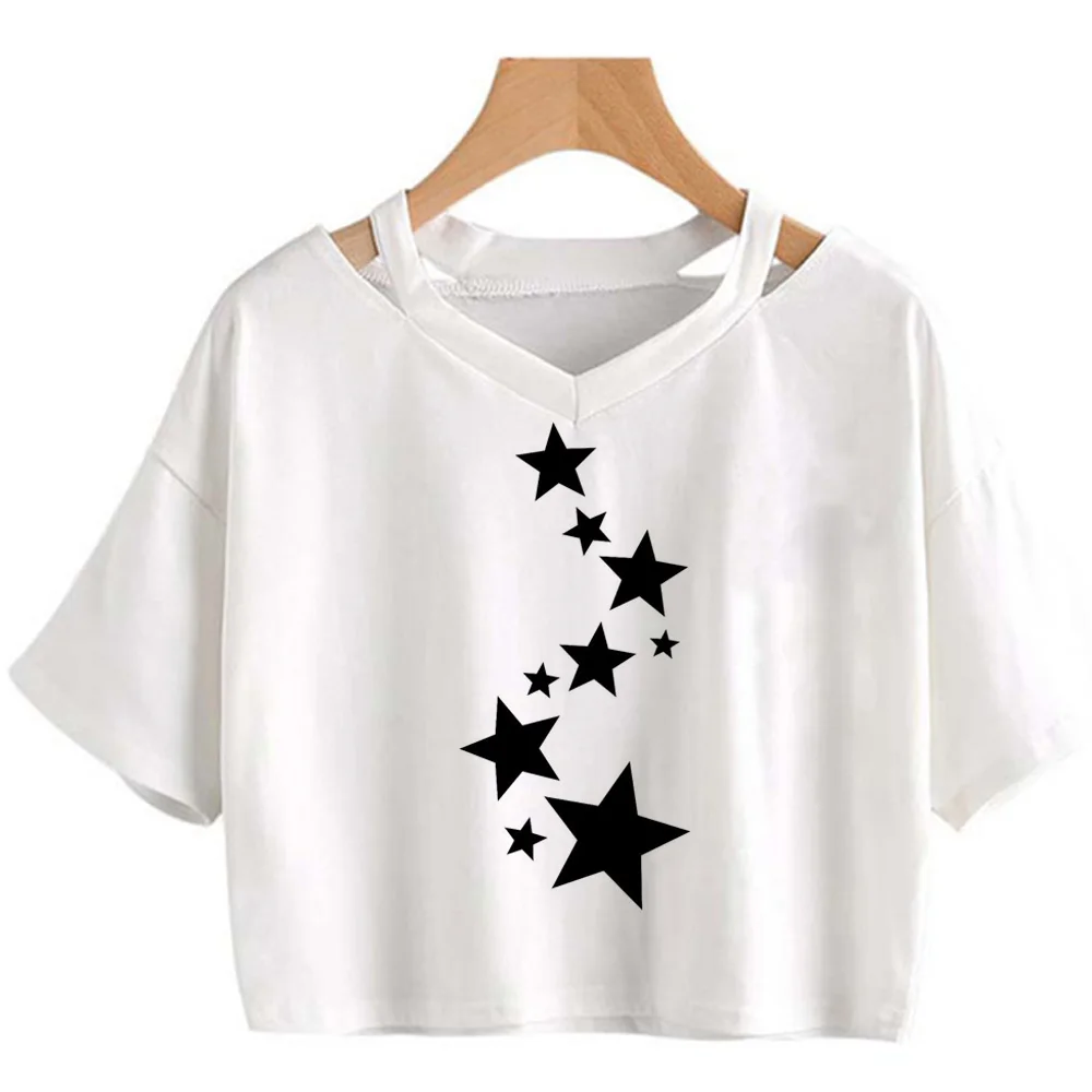 

Star Girl Y2k Punk top women manga streetwear harajuku Tee female designer clothes