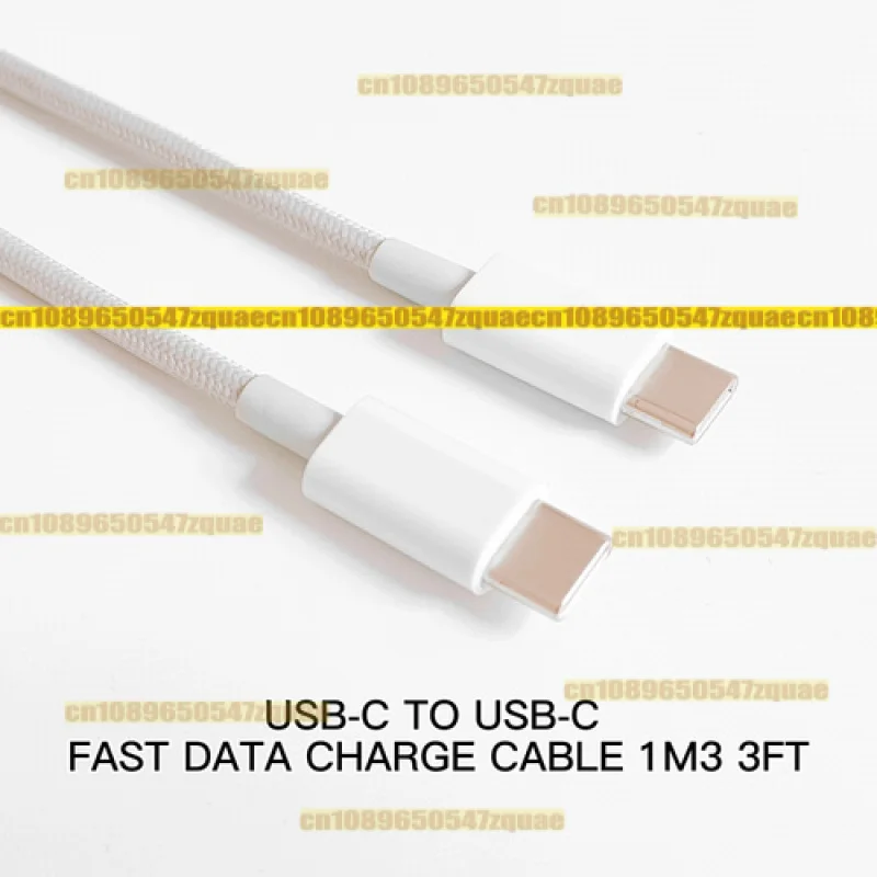 

3ft USB C to USB C Cable Nylon Braided Type C PD Cable Data FAST CHARGE Cable