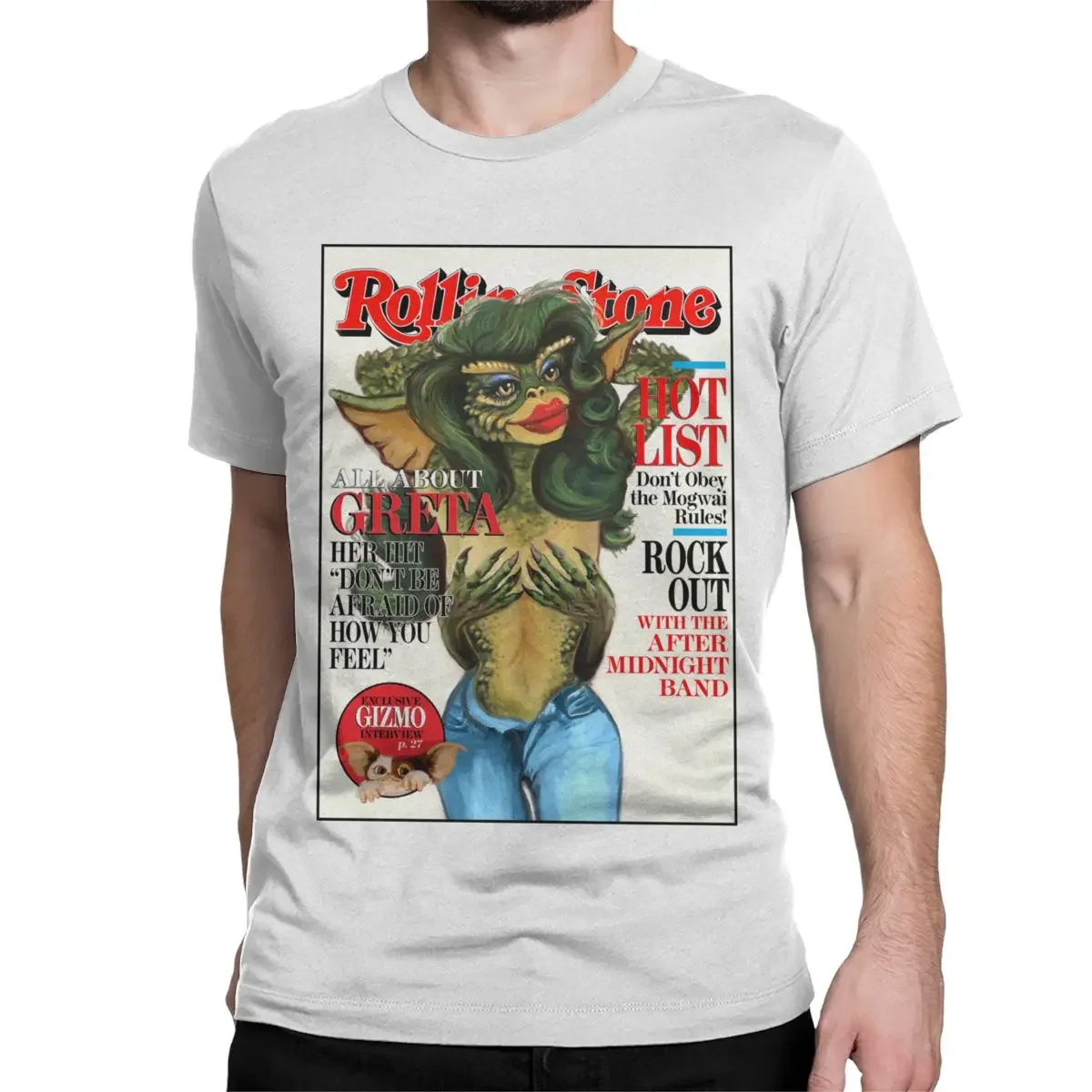 Greta Gremlin Men Women T Shirt Gremlins Gizmo  Tees Short Sleeve Crewneck T-Shirts 100% Cotton 4XL 5XL Tops