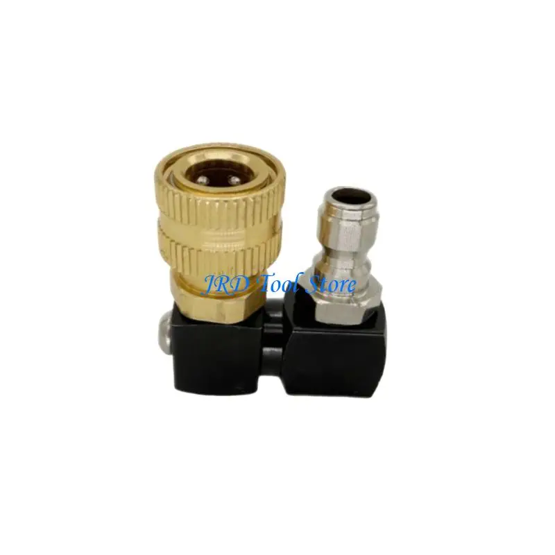 A2UD 360 Degree Rotating High Pressure Quick Nozzle For Water Hose With 1/4 Inch Fast Release Fitting Metal Construction
