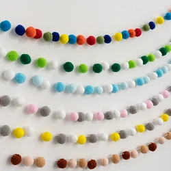 Kids Party Banner 100 Days 500 Days Babyshower Bunting Non-wovens Ball Garland Children Anniversary Party Decora Supplies