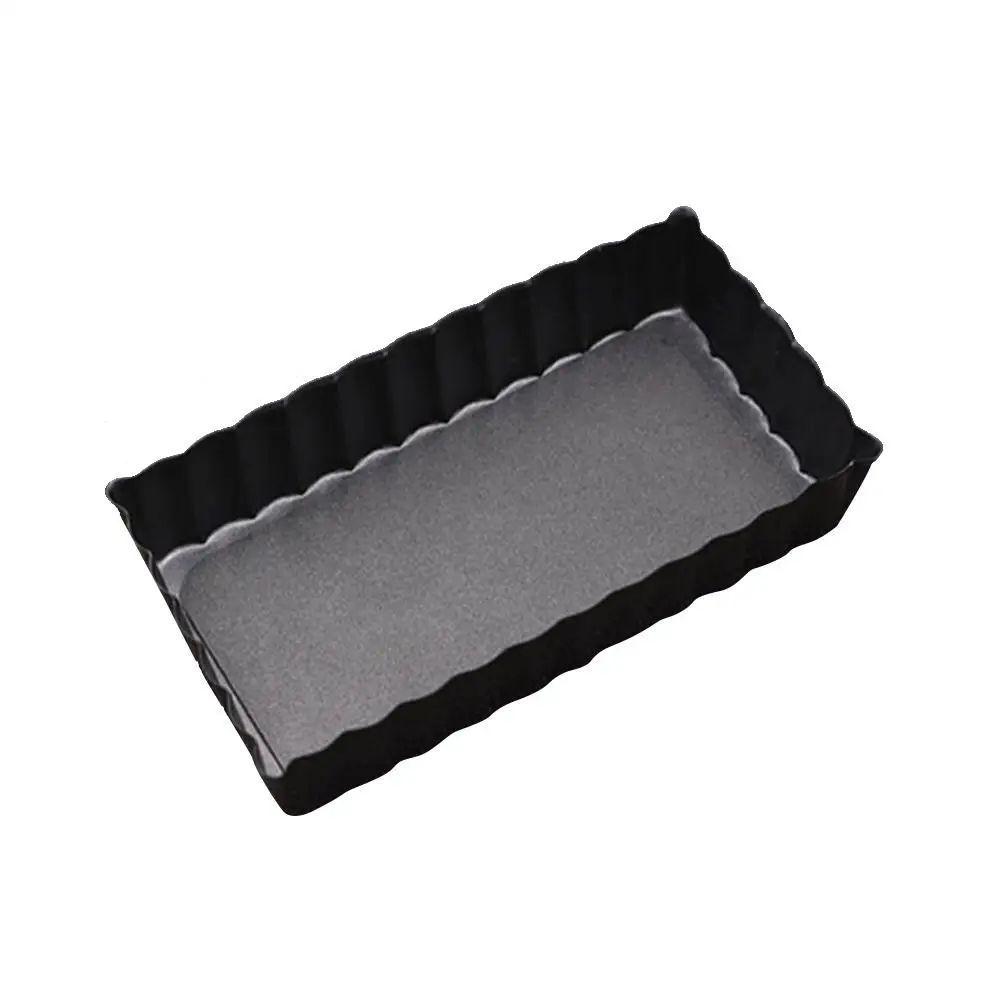 

4 Inch Rectangular Pie Pan Quiche Tool Baking Tray Rectangle Nonstick Tools Tart