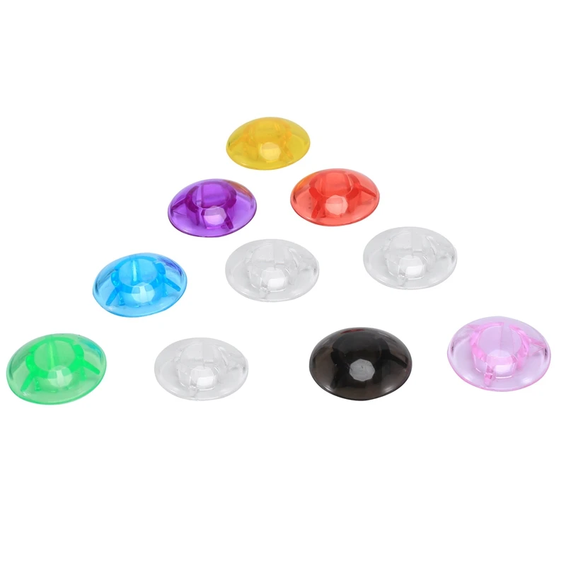 цена 10Pcs Mushroom Guitar Effect Pedal Foot Nail CAP Amplifiers Color Foot Switch Guitar Pedal Knobs Protector