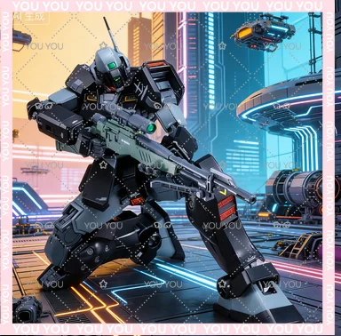 

BANDAI Original MG Web-exclusive Version RGM-79SP GM SNIPER II 1/144 Anime Action & Toy Figures Assembly Model Toys Gift for Boy
