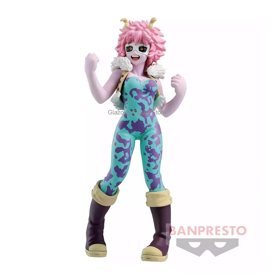 Original Genuine Banpresto My Hero Academia 16cm Ashido Mina Colorful Kawaii Action Figure Kids Gift For Christmas Droppshiping